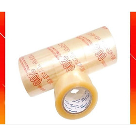 Băng Keo Trong 200 Yard Dày Dặn Hơn Cuộn Thường Lẻ 1 Cuộn