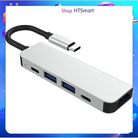 Hub USB Type-C 5 Cổng HDMI 4K 60Hz/ USB 3.0/ Type-C/ PD 50538 - 5in1-3 60Hz