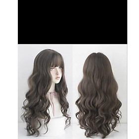 tóc giả nữ️ 50k️ tóc giả xoăn sóng cao cấp+ tặng lưới chùm tóc