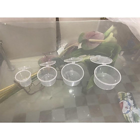 Mua 100 hủ sốt 1 oz 27ml  2 oz 50ml  3 oz 80ml  4 oz 120ml ly đựng nước chấm chén tương có nắp liền dùng 1 lần