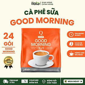 Cà phê sữa Goodmorning hòa tan (Bịch 24 gói) - Trần Quang