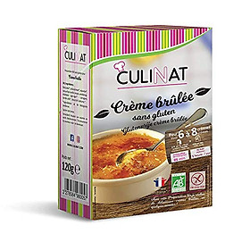 Bột làm món kem cháy brulee hương vani không gluten hữu cơ Culinat 120g