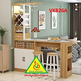 Mua Quầy bar mini kết hợp tủ rượu VKB26A ( không kèm ghế) - Nội thất lắp ráp Viendong Adv
