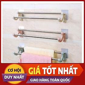 Giá Treo Khăn Nhà Tắm,Nhà Bếp Không Cần Khoan Vít