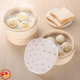 Mua Giấy nến tròn đục lỗ set 100 tờ - Giấy nến đục lỗ cho nồi chiên không dầu  giấy thấm dầu ăn (GN23)