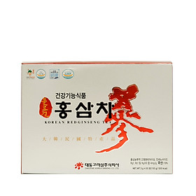 Chiết xuất trà hồng sâm Hàn Quốc Daedong Korea Ginseng 50 gói - Giúp giảm mệt mỏi, tỉnh táo tinh thần và giải nhiệt ngày nắng nóng