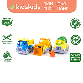 Bộ Đồ Chơi 3 Loại Xe Xây Dựng Green Toys Cho Bé Từ 2 Tuổi