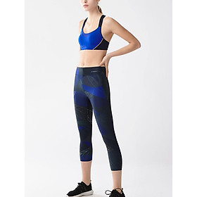 Quần Legging Lửng Oysho Printed Blue Legging- SIZE M