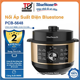 Mua Nồi Áp Suất Điện Bluestone PCB-5648  900W-5.0Lit  13 Chế Độ Tự Động  Hàng Chính Hãng