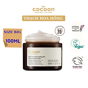 Thạch hoa hồng Cocoon dưỡng ẩm (kem dưỡng ẩm) cấp ẩm và nuôi dưỡng 100ml