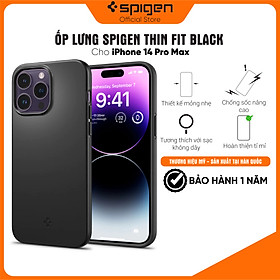 Ốp lưng dành cho Iphone 14/14+/14 Pro/14 Pro Max Spigen Thin Fit - hàng chính hãng