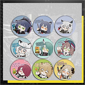 Combo 9 huy hiệu cài áo ARKNIGHT chibi game