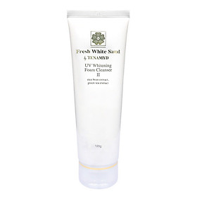Sữa rửa mặt Tenamyd Fresh White Sand UV Whitening Foam Cleanser II 120g trắng da- Hàng chính hãng - Lady & Men Viet Nam