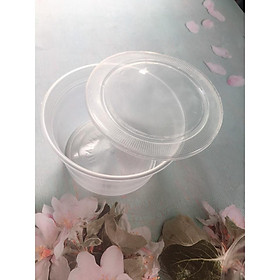 Mua 50 thố nhựa  hộp nhựa có nắp đựng chè  đựng cháo  thực phẩm đa năng dùng một lần
