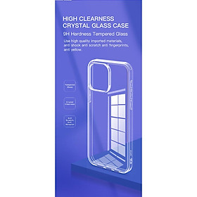 Ốp lưng trong suốt MIPOW Tempered Transparent cho iPhone 15 Series - Hàng chính hãng