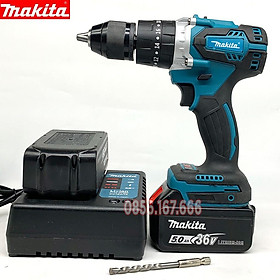 Mua Máy Khoan Pin Makita 36v Không Than Có Búa  Pin 10 CELL AutoLock 13 Ly - Bắt Vít  Siết Bulong