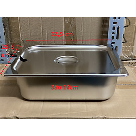 Mua Khay Đựng Thực Phẩm inox - Khay topping GN 1/2 7giftshop