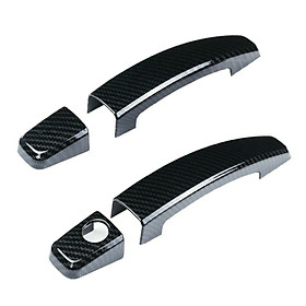 Glossy Black Door Handle Covers For Chevrolet Camaro 2010-2015 Left + Right