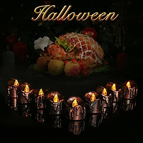 Battery Operated LED Tea Lights 12-set Flameless Votive Tealights Candles