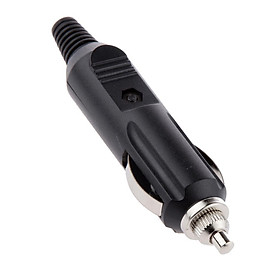2x 12V Male Car Cigarette Lighter Socket Plug Connector Adapter Fused LED