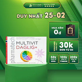 Viên uống bổ sung vitamin và khoáng chất MULTIVIT DAGLIG hộp 60 Viên