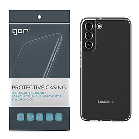 Ốp Lưng Silicon TPU trong suốt GOR cho Samsung Galaxy S22 / S22 Plus / S22 Ultra - Hàng Nhập Khẩu