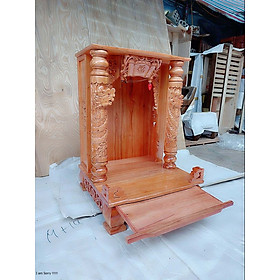 Mua Bàn thờ ông địa thần tài gỗ xoan ta 56 x80- Đồ Gỗ Mạnh Hùng