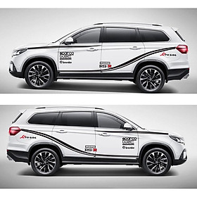 Dải Tem Decal Dán Thân Xe WRC Trang Trí ô Tô Suv Ms-252