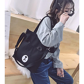 Túi xách vải thời trang kèm dây đeo chéo tiện lợi TU09