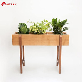 Mua Chậu gỗ trồng cây  hoa  kệ gỗ trồng cây ban công