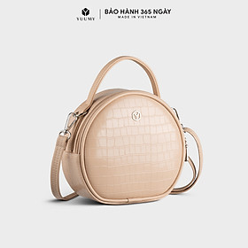 Túi Yuumy ( Thời trang nữ dáng tròn cá tính - Túi đeo chéo da Seasand YN217 )