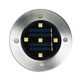 Siaonvr 5 LED Solar Power Buried Light Ground Lamp Outdoor Path Way Garden Decking