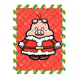 Nơi bán Thiệp Giáng Sinh Pop Up Heo Noel Gia Đình Ngộ (GDN02) - Giá Từ -1đ