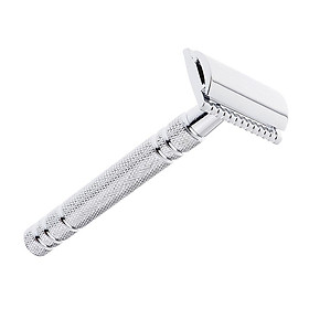 Men's Double Edge Safety Razor Alloy Classic Manual Shaving Shaver