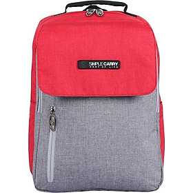 Balo học sinh Simplecarry Issac2   - Red/Grey