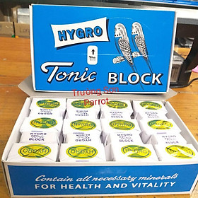1 hộp khoáng viên hygro tonic block cho vẹt và chim cảnh (40 viên)
