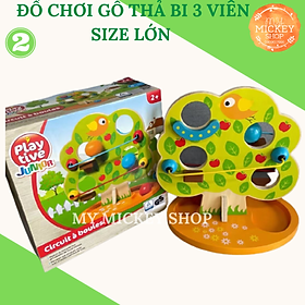 Đồ chơi gỗ Thả Bi lăn cho bé từ 2 tuổi
