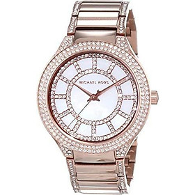 Michael Kors Kerry White Crystal Dial Crystal-Set Steel Ladies Watch