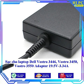 Mua Sạc cho laptop Dell Vostro 3446 Vostro 3450 Vostro 3550 Adapter 19.5V-3.34A - Kèm Dây nguồn - Hàng Nhập Khẩu