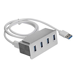 Hub 4 Cổng USB3.0 Tốc Độ Cao Bằng Hợp Kim Nhôm Cho iMac, MacBook, MacBook Pro
