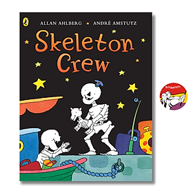 Sách - Skeleton Crew (Funnybones Series) | Childrens Picture Book / Ngoại văn Thiếu nhi Nhập khẩu UK