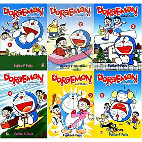 Truyện tranh - Trọn bộ 6 Tuyển tập tranh truyện màu Doraemon