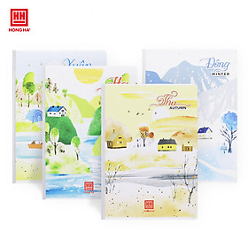 Vở kẻ ngang Hồng Hà 120 trang Pupil Bốn mùa - 1001