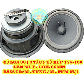 Mua CỦ LOA BASS 30 TỪ KÉP 156 - 100 GÂN MÚT COIL 66MM - LẮP HOẶC THAY THẾ THÙNG NẰM