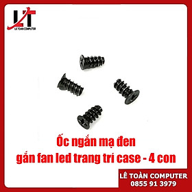 Mua Ốc ngắn mạ đen gắn fan led trang trí case