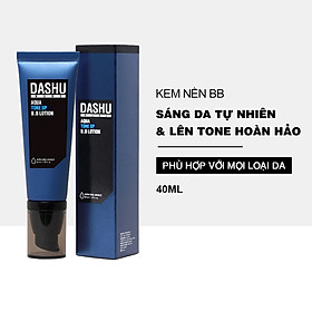 Kem nền che khuyết điểm DASHU Mans Tone Up BB Lotion 40ml da sáng tự nhiên lên tone hoàn hảo kem dưỡng da nam JN-BB01