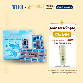Viên uống trắng da mờ nám chống lão hóa Dokova hộp 20 viên