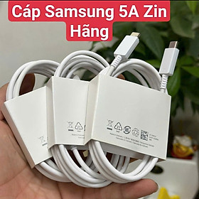 Cap SS type C to type C Zin New Chính Hãng - Hỗ trợ sạc max công suất các dòng máy androi hoặc táo từ 20W đến 125W