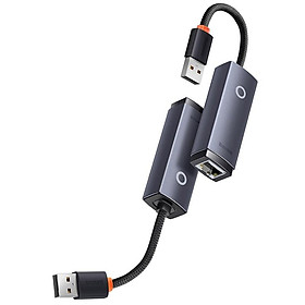 Mua Đầu chuyển cổng USB-A/Type - C sang RJ45 LAN Port Baseus Lite Series Ethernet Adapter (Hàng chính hãng)