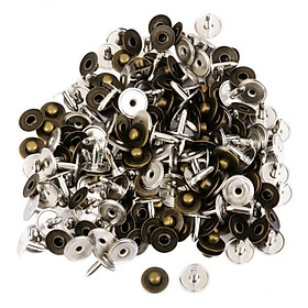 4x100 Sets Rivets Fasteners Studs Button Sewing Jeans Bronze